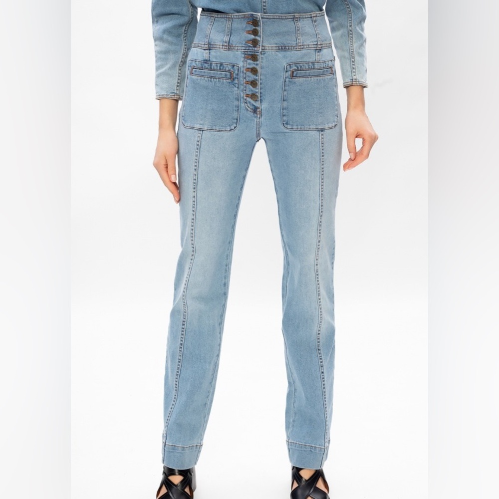 Ulla Johnson NWT Mars Jean Mid Wash